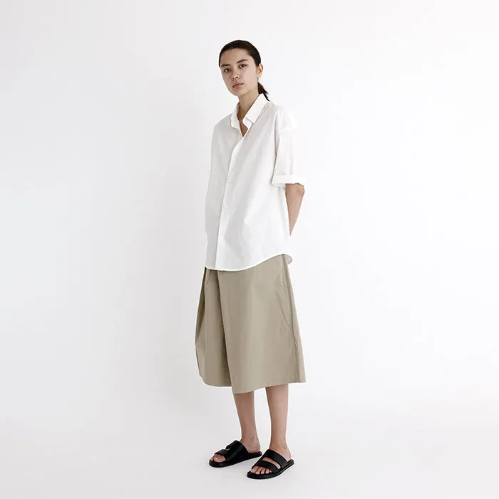 7115 By Szeki Pleated Culottes Pistachio Grey