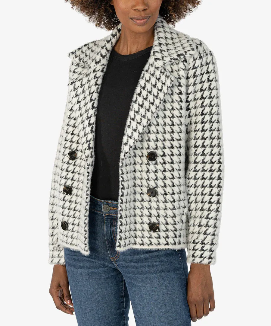 Aaliyah Houndstooth Coat