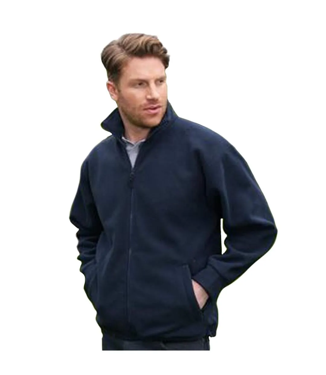 Absolute Apparel Mens Alaska Full Zip Fleece (Navy) - UTAB127