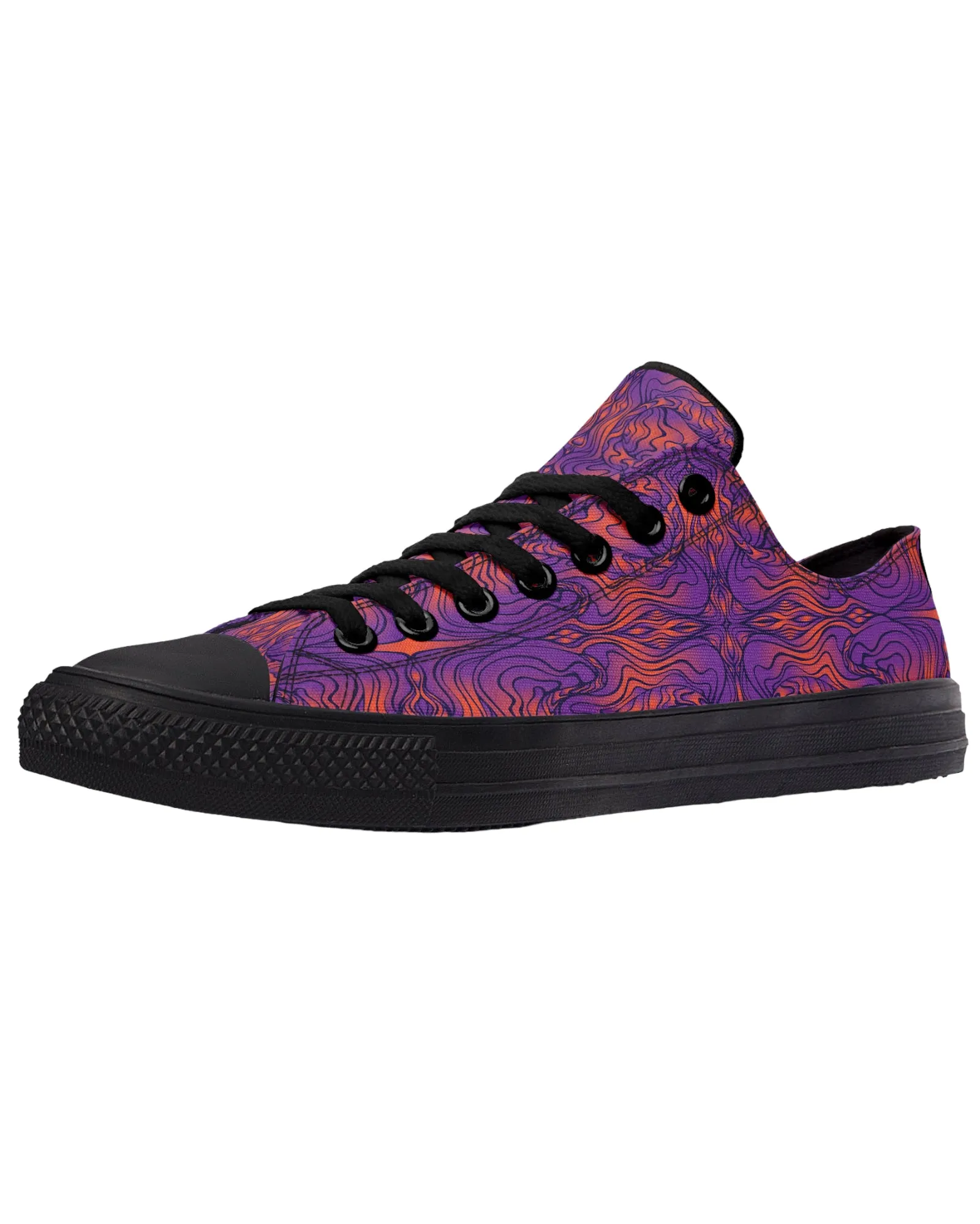 Amethyst Fire Festival Low Tops