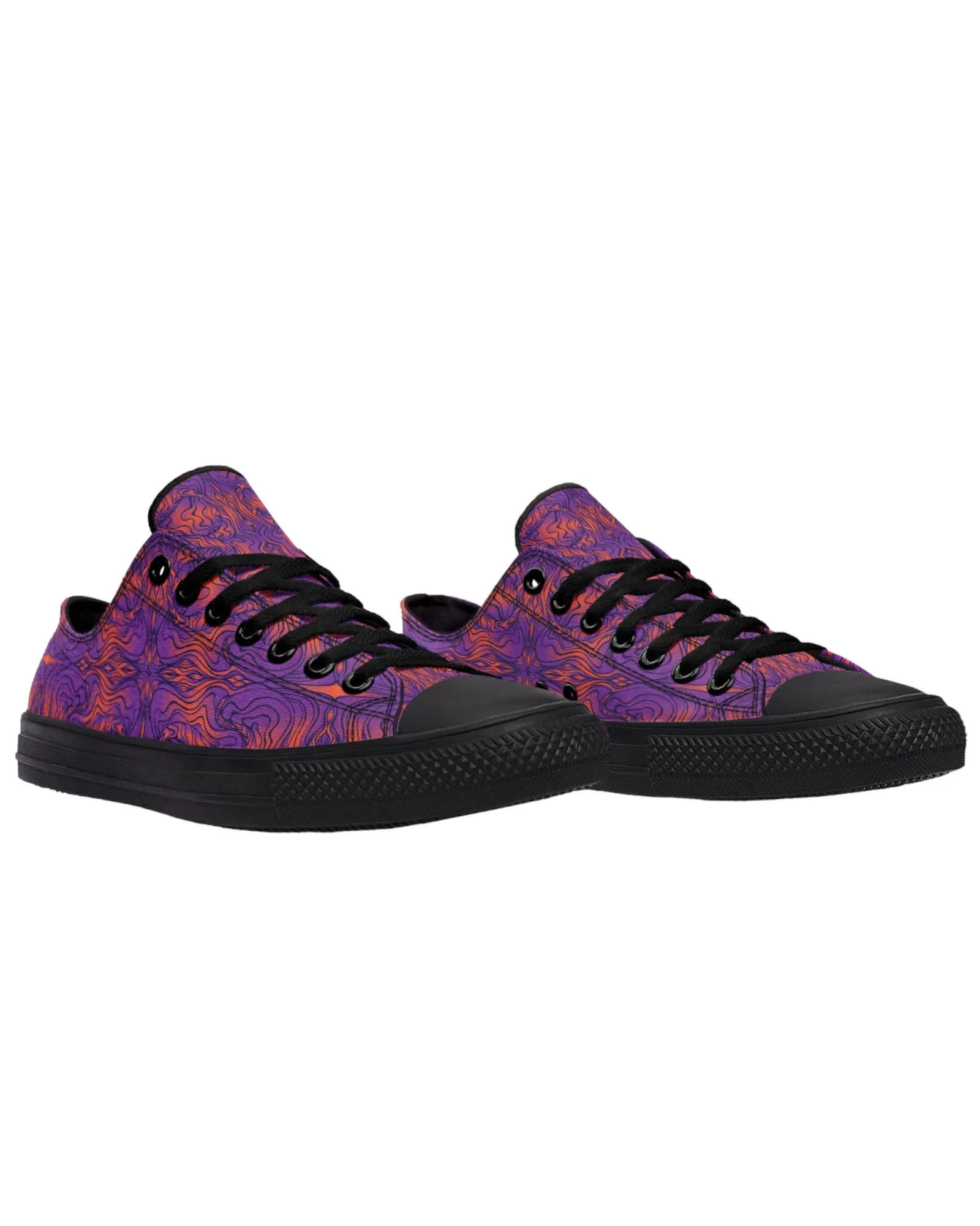 Amethyst Fire Festival Low Tops