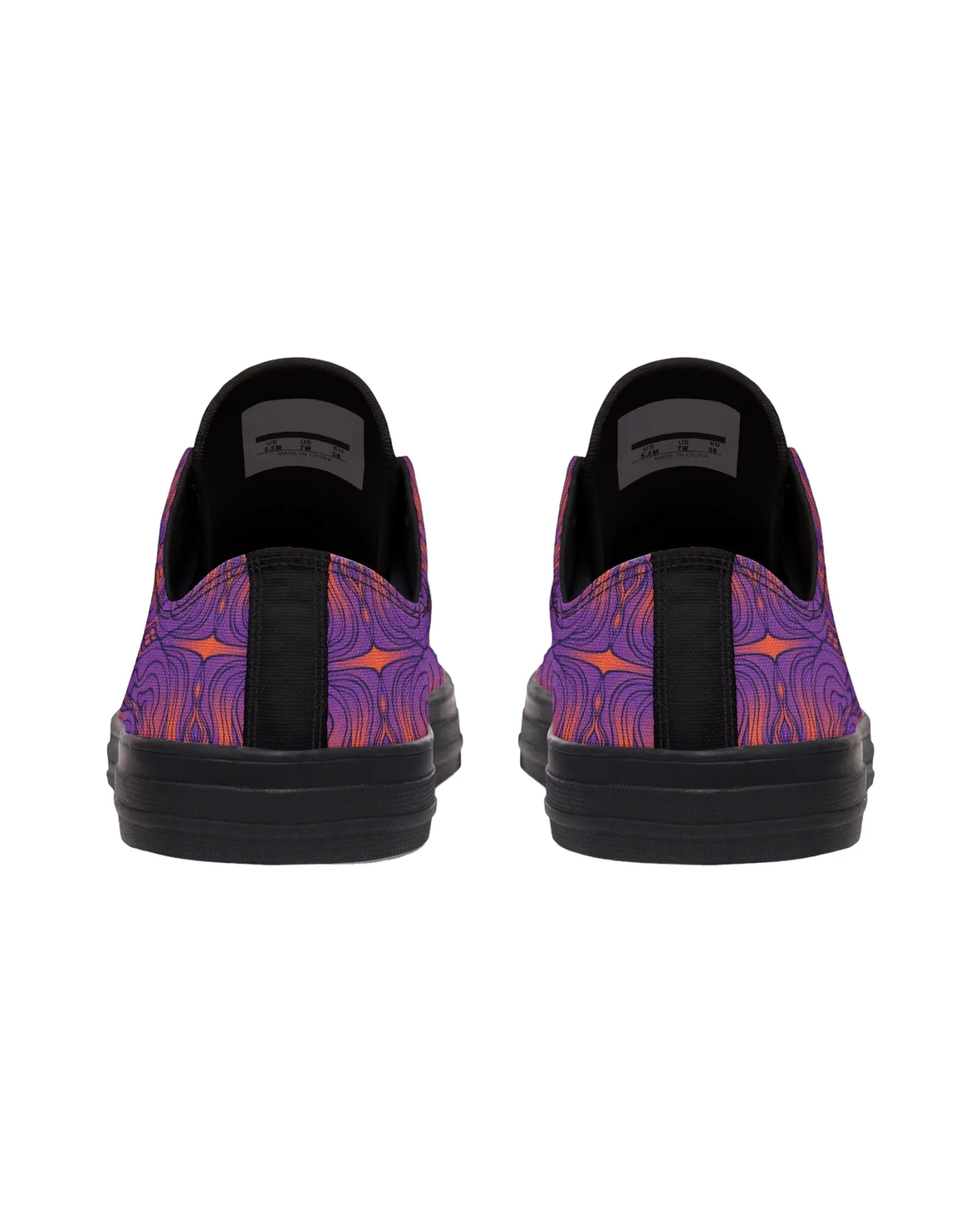 Amethyst Fire Festival Low Tops