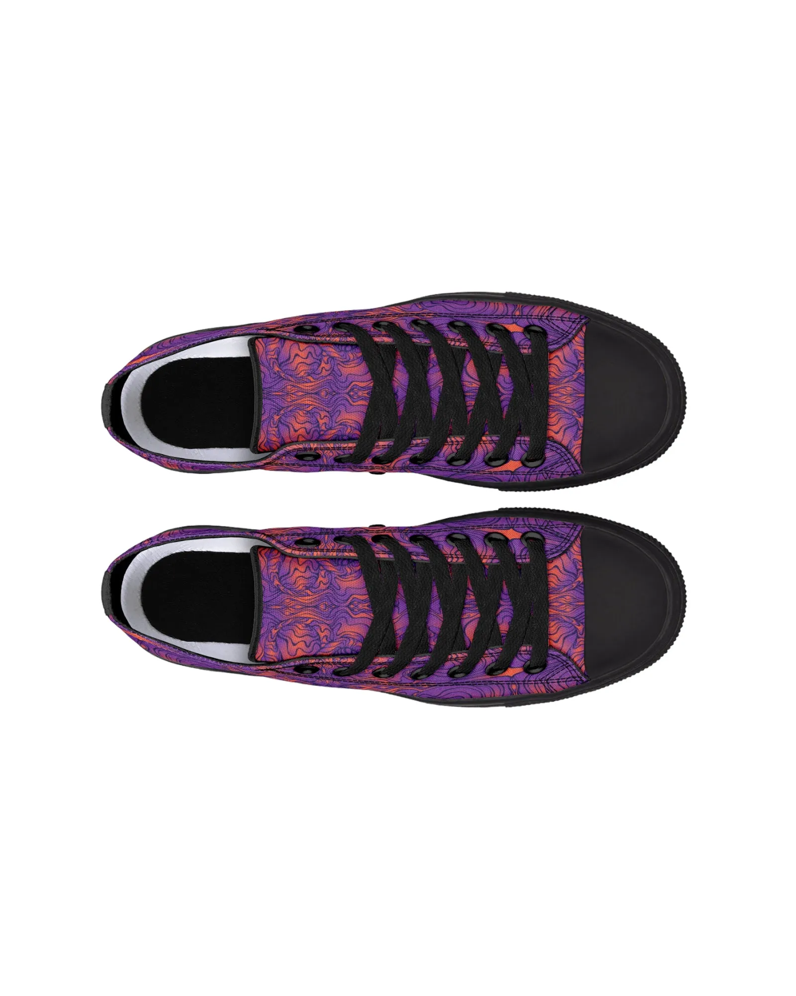 Amethyst Fire Festival Low Tops