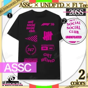 ANTI SOCIAL SOCIAL CLUB  |Unisex Street Style Collaboration Logo T-Shirts