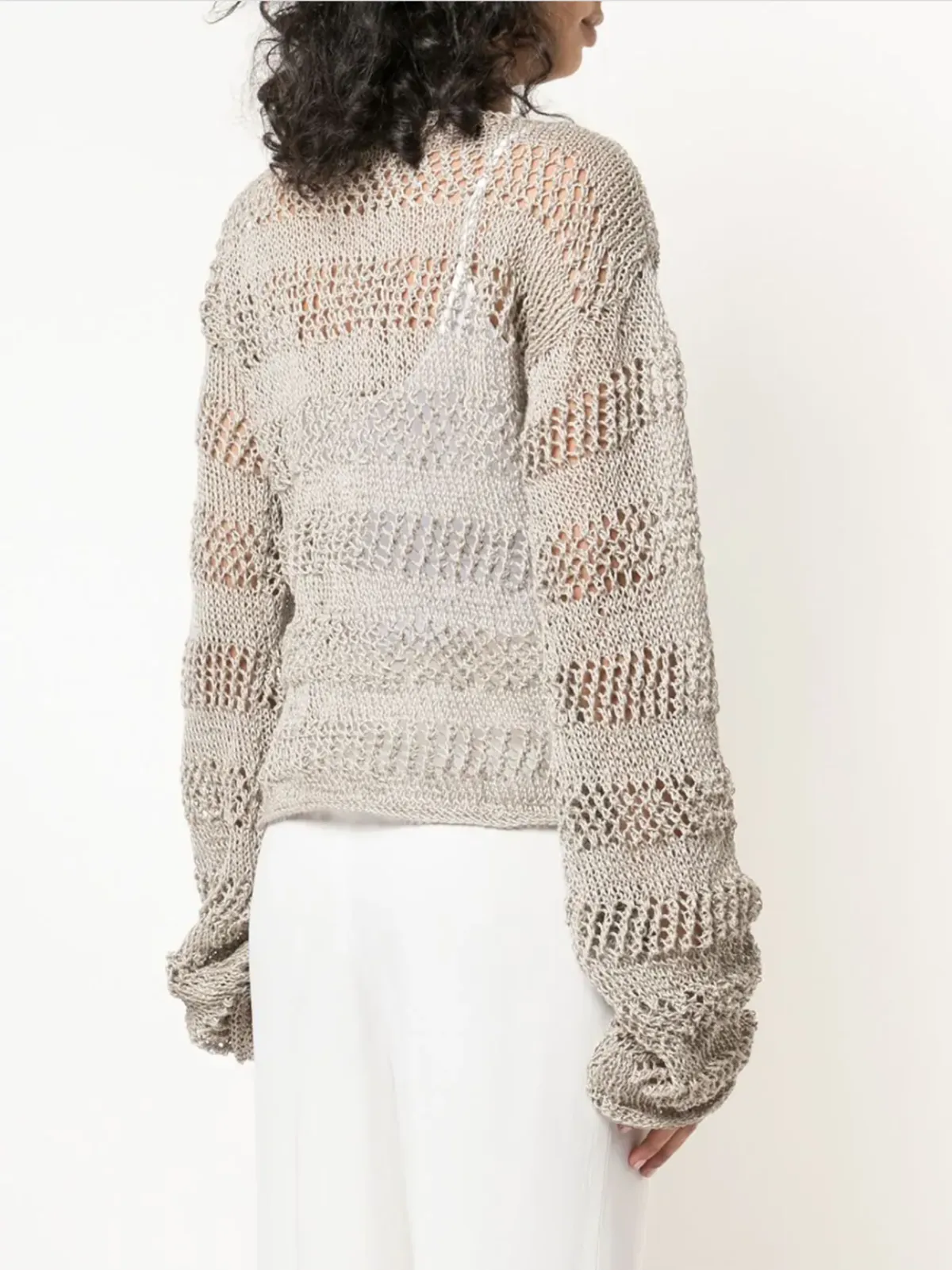 Apparel Loose Knit Linen Sweater