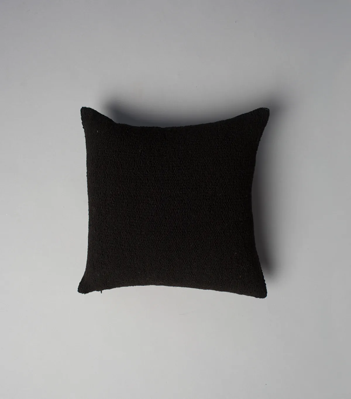 Apparel Solid Square Pillow - Black