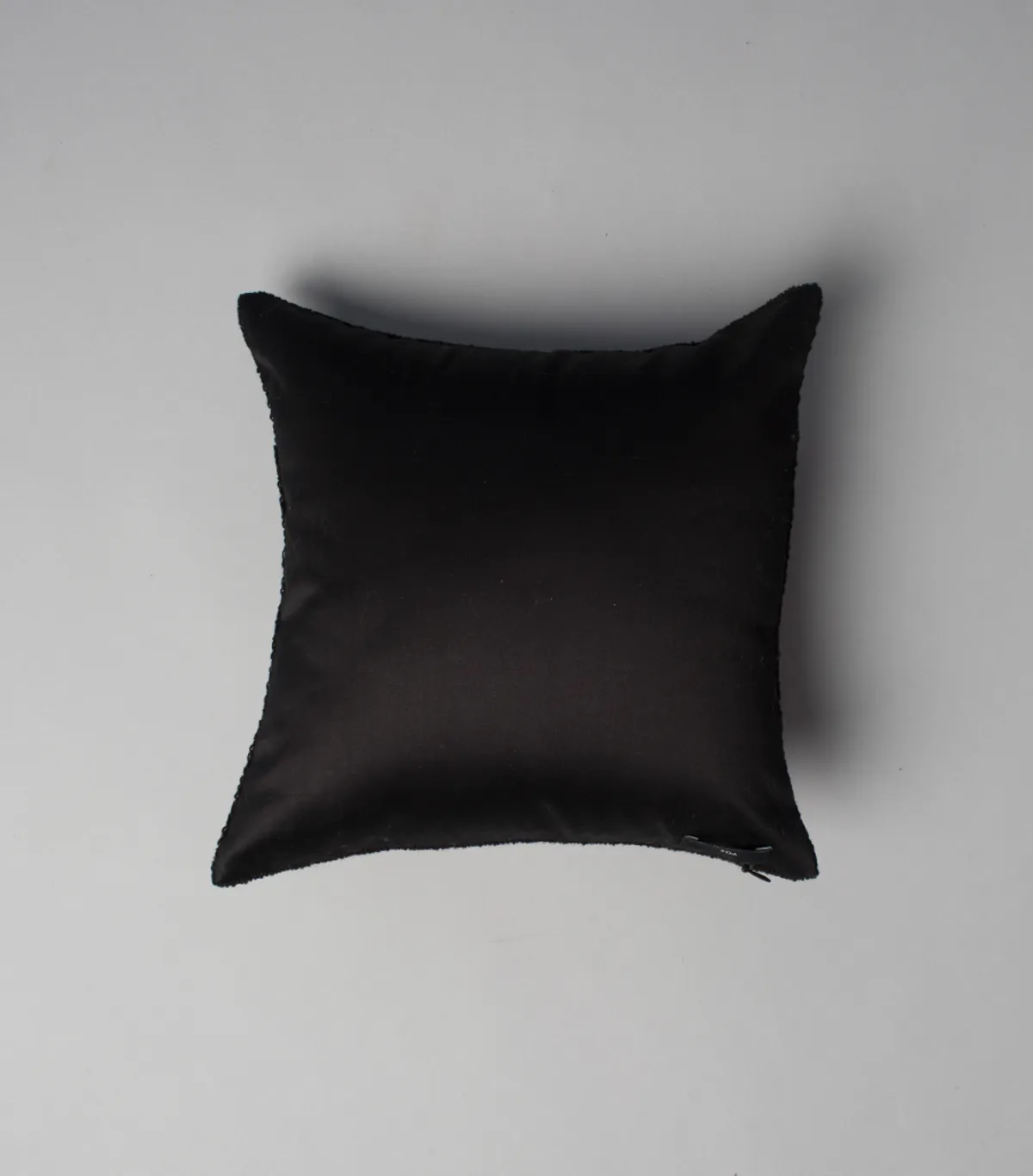 Apparel Solid Square Pillow - Black