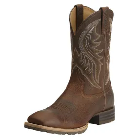 Ariat Men's 11 Hybrid Rancher Western Boot - Brown Oiled Rowdy 10014070