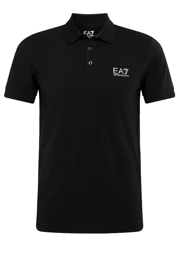 Armani EA7 Core ID Polo Shirt Black