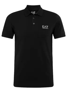 Armani EA7 Core ID Polo Shirt Black