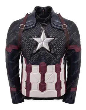 Avengers Endgame Captain America Jacket - Avengers Endgame Jacket