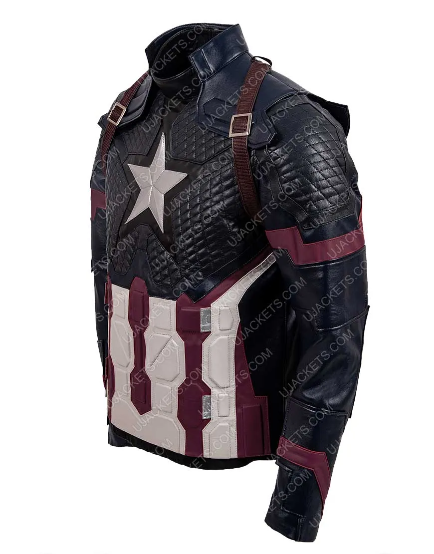 Avengers Endgame Captain America Jacket - Avengers Endgame Jacket