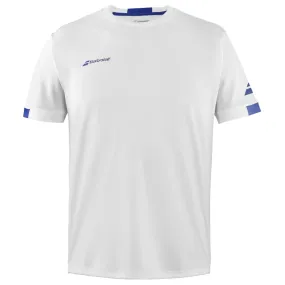 Babolat Play Crew Neck Boy Tee 1000 - White/White