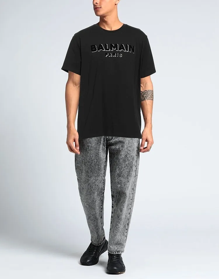 BALMAIN  |Short Sleeves Logo Luxury T-Shirts