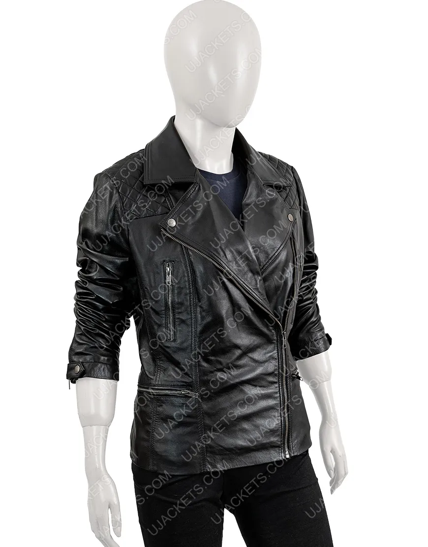 Batwoman Katherine Kane Black Leather Jacket - Batwoman Jacket