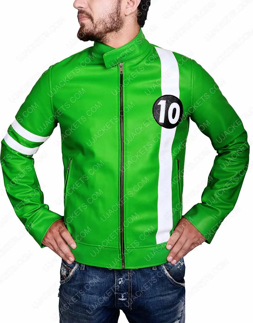 Ben 10 Jacket - Alien Swarm Green Jacket - Ujackets