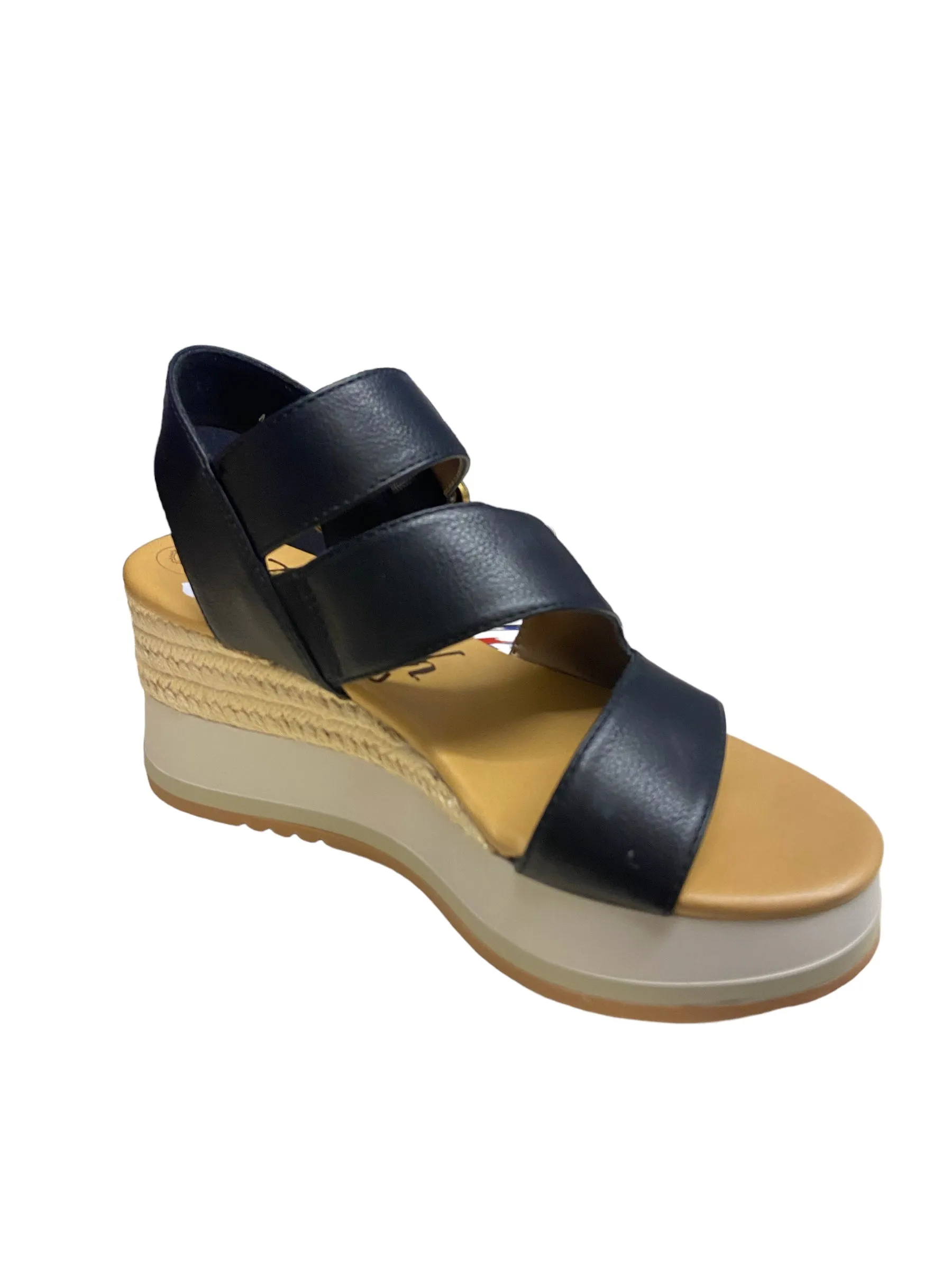 Blowfish Malibu Solly-B Wedge Sandal Black