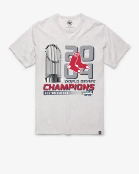 BOSTON RED SOX COOPERSTOWN 2004 WORLD SERIES '47 FRANKLIN TEE