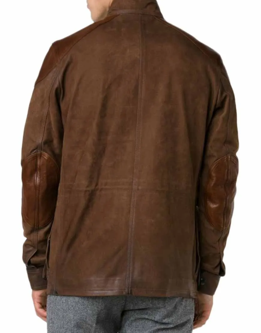 Brown Suede Leather Craig Mcginlay Jacket - Hjackets