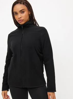 Buy Black Zip-Through Fleece  L | Hoodies and sweatshirts | Tu