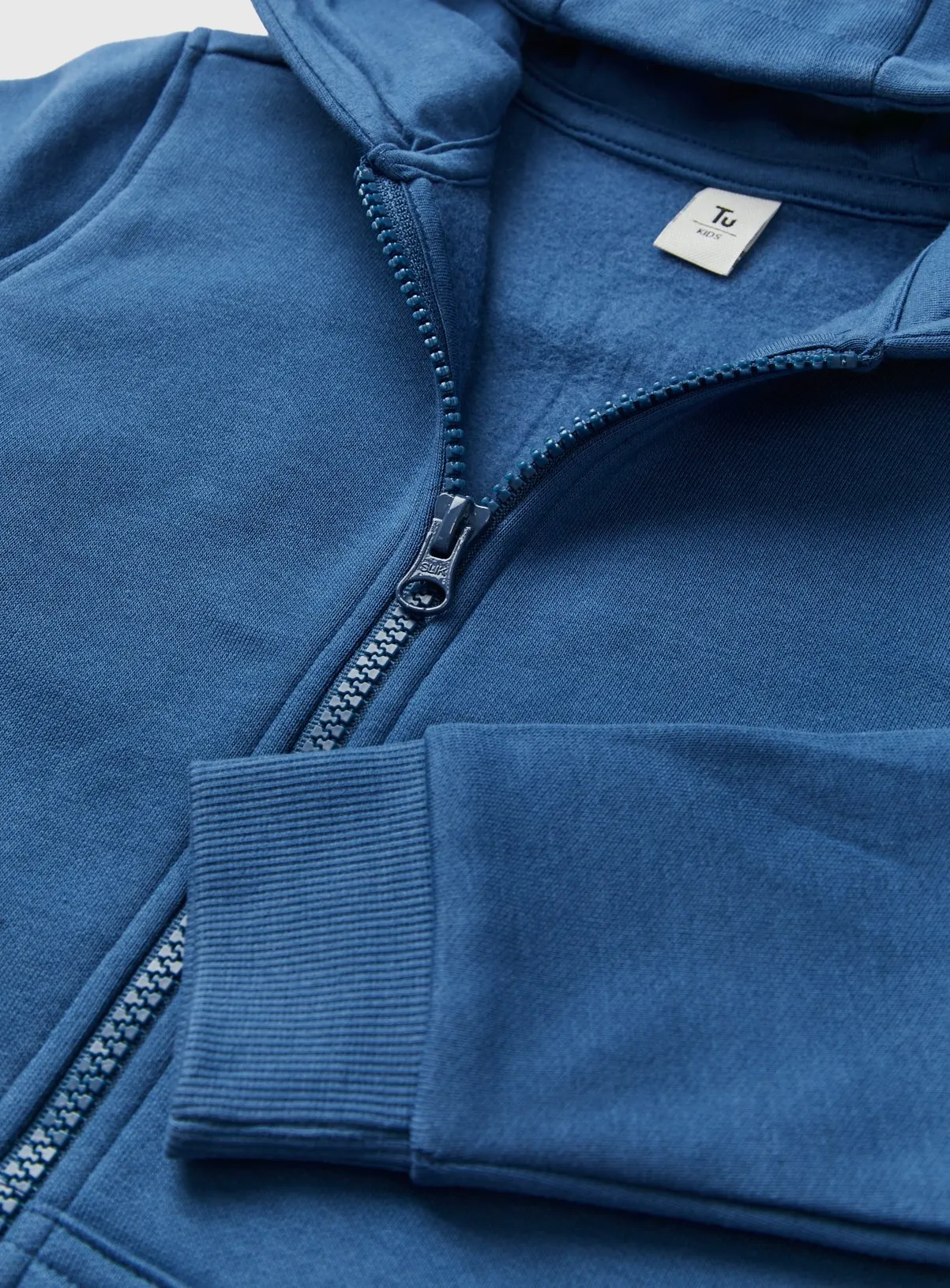 Buy Blue Zip-Through Hoodie 14 years | Jumpers and hoodies | Tu