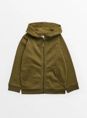 Buy Green Zip Through Hoodie 9 years | Jumpers and hoodies | Tu