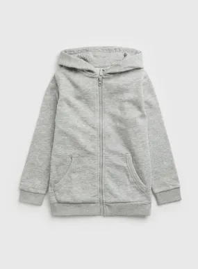 Buy Grey Zip Through Hoodie 13 years | Jumpers and hoodies | Tu