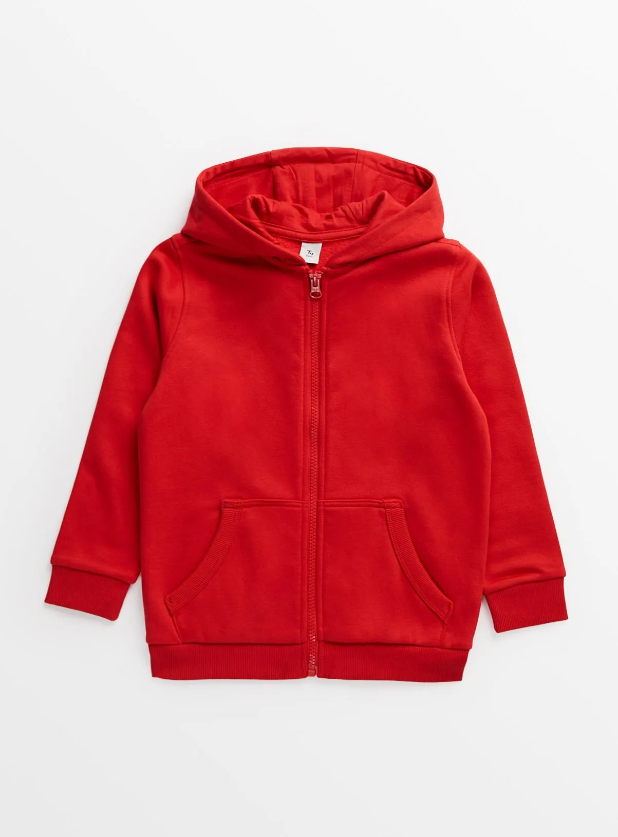 Buy Red Zip-Through Hoodie 10 years | Jumpers and hoodies | Tu