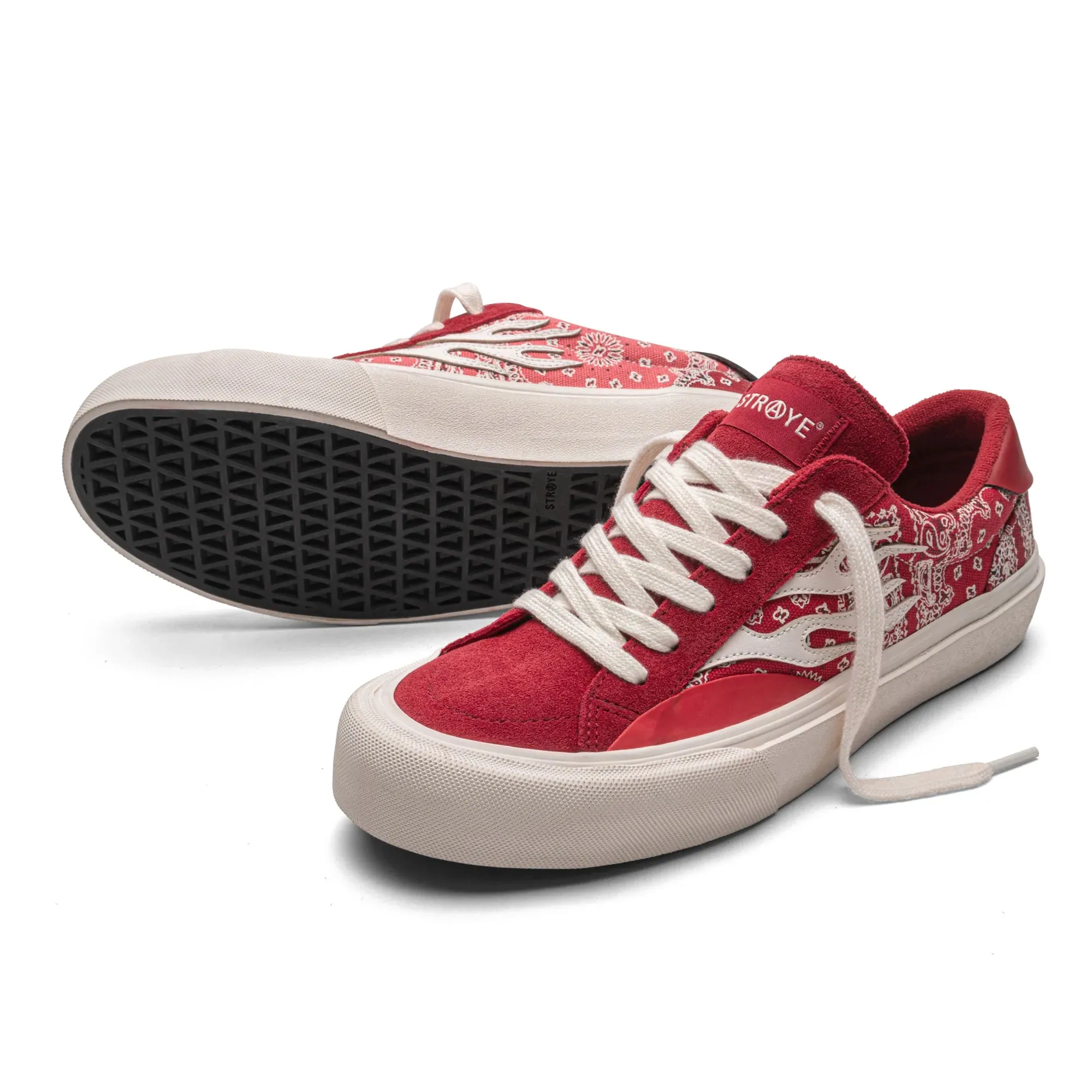 CHAUSSURES STRAYE LOGAN RED BANDANA