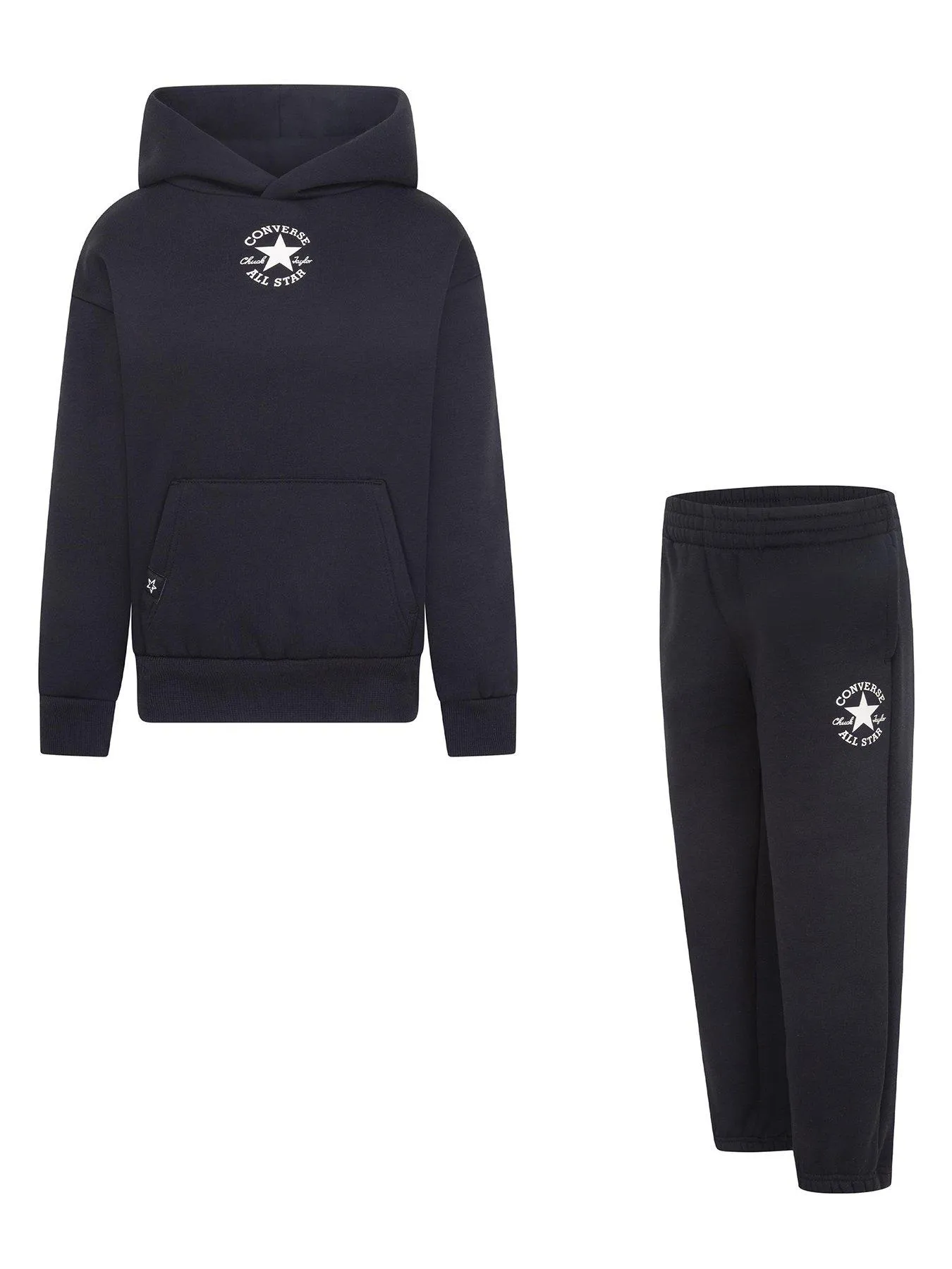 Converse Younger Boys Core Hoody and Pant Set - Black