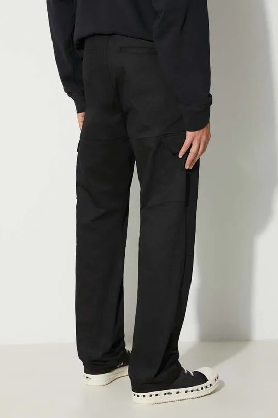 Daily Paper trousers Ecargo men's black color 2312033