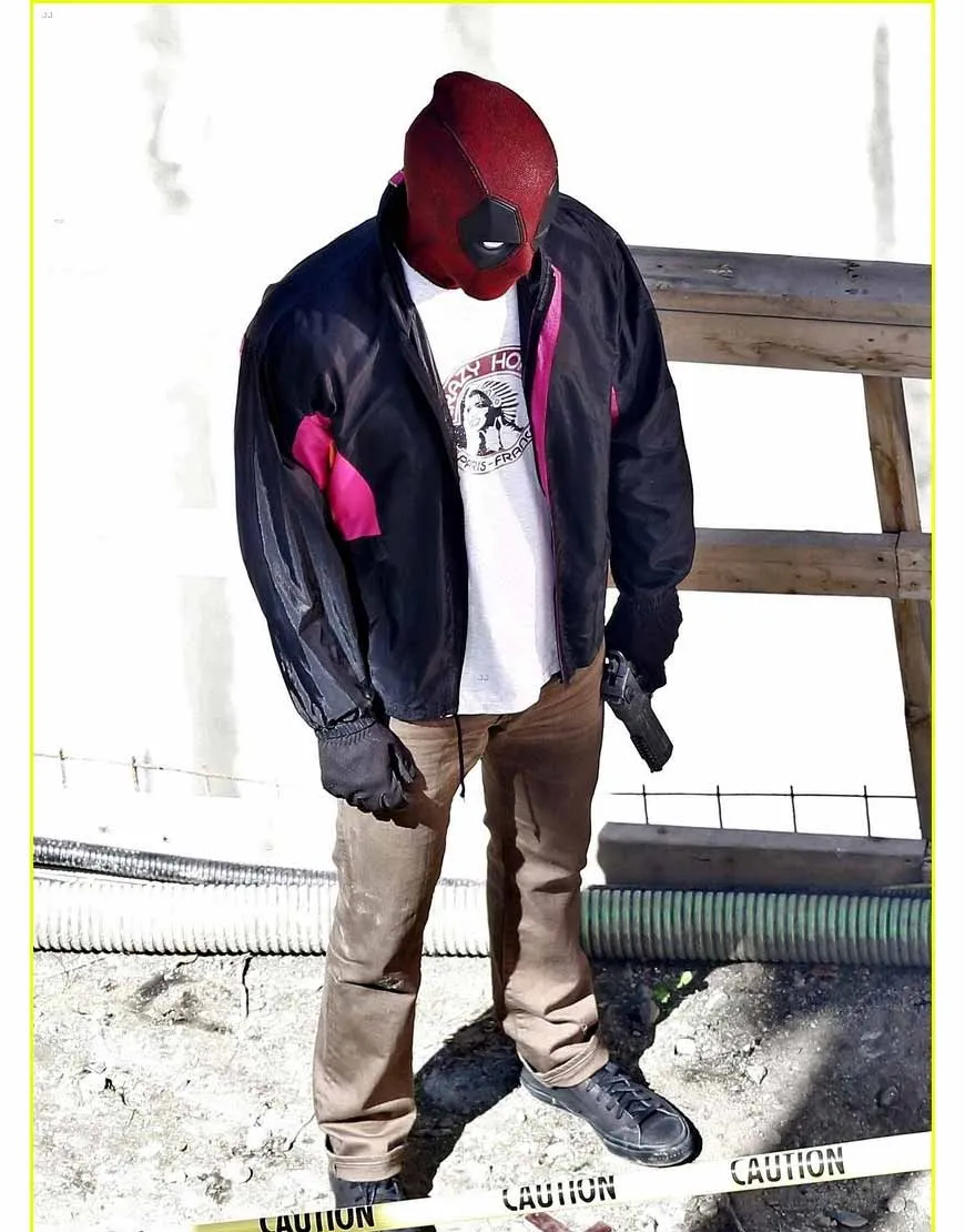 Deadpool 2 Wields a Gun Parachute Jacket - Ujackets