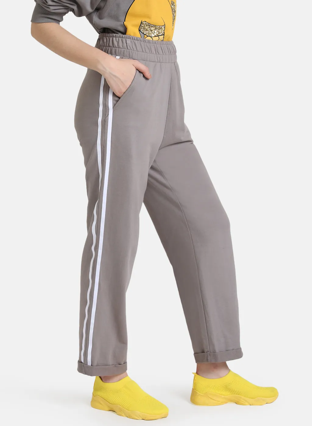 Disney Side Contrast Tape Detail Sweatpants