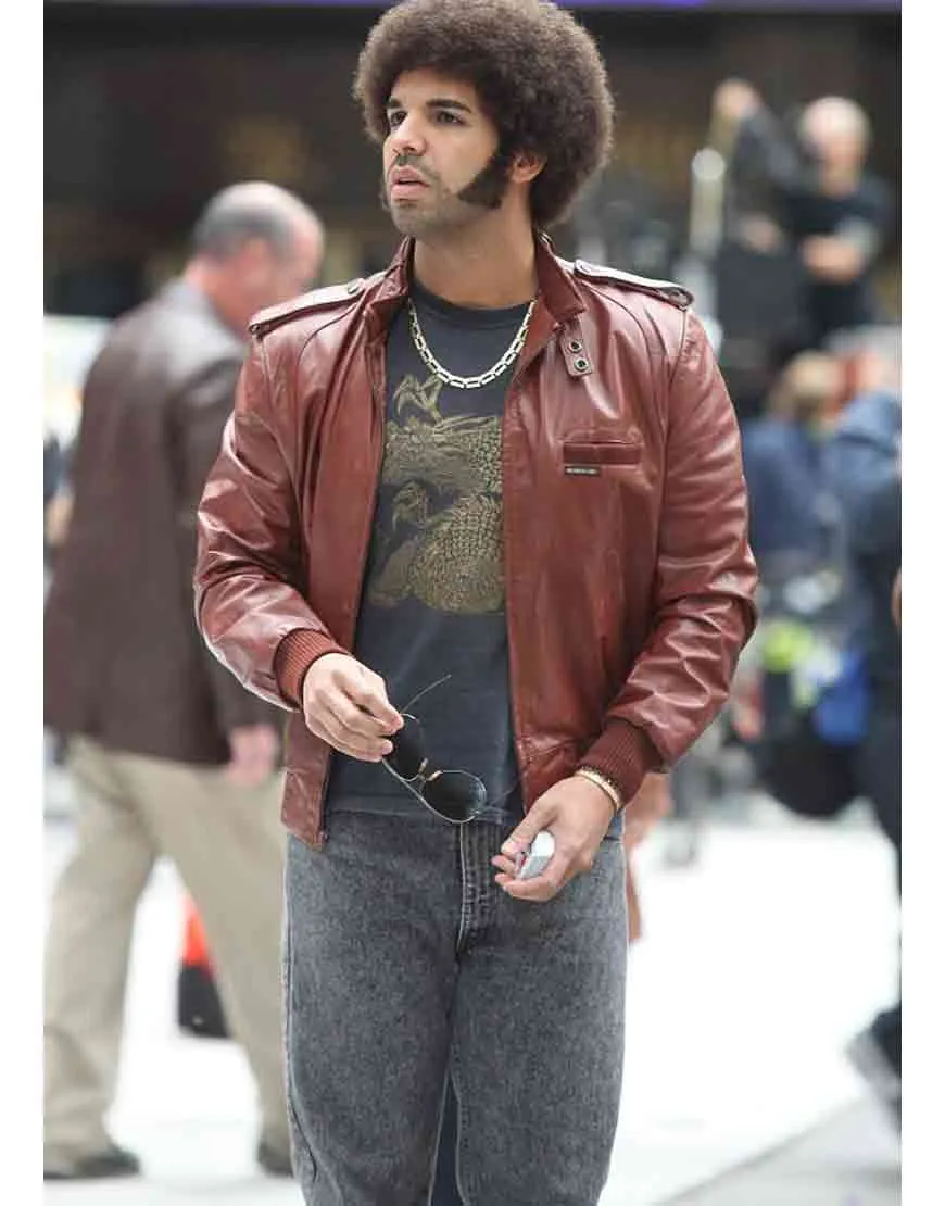 Drake Leather Jacket from Anchorman 2 The Legend Continues