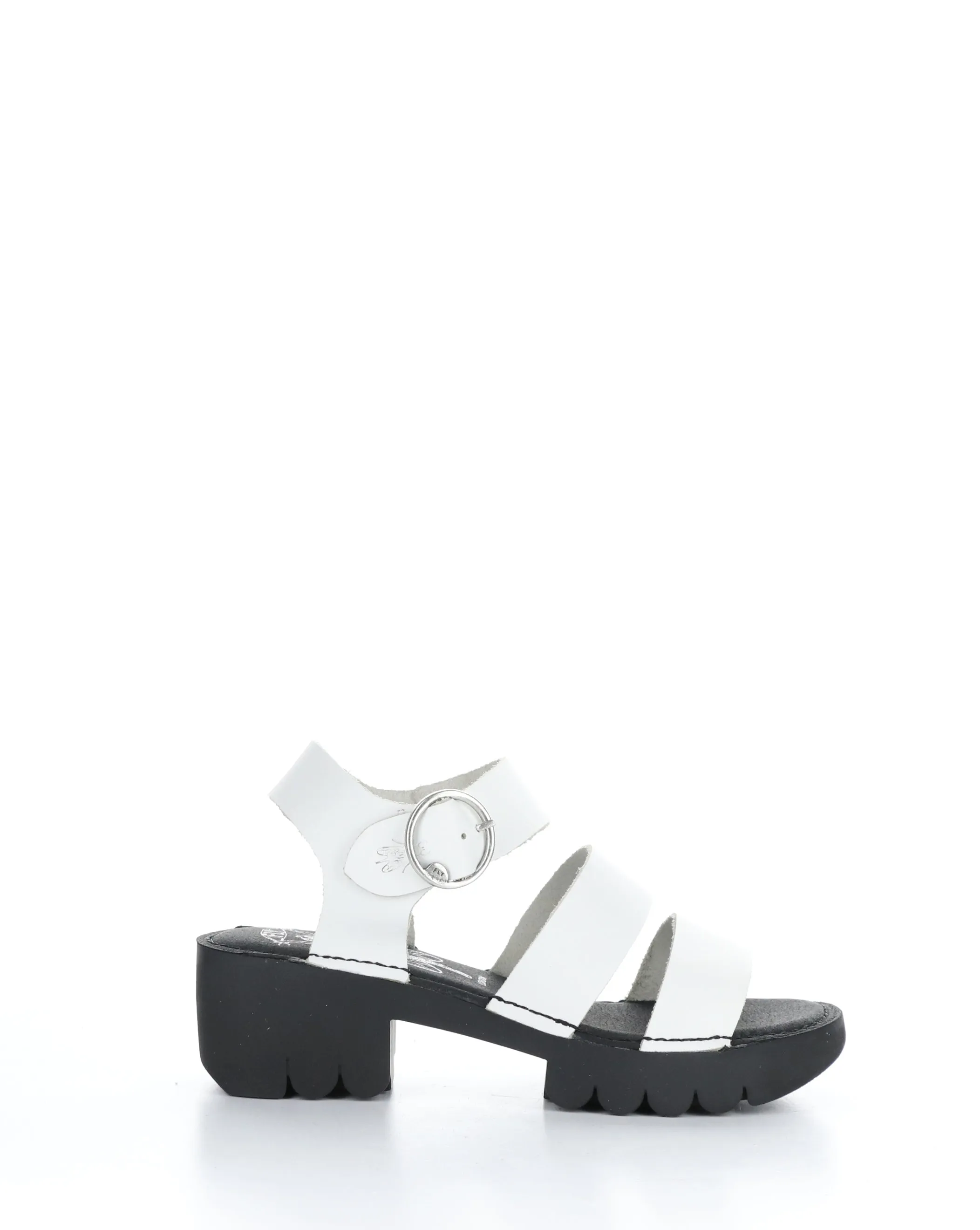 EGLY520FLY Off White Round Toe Sandals