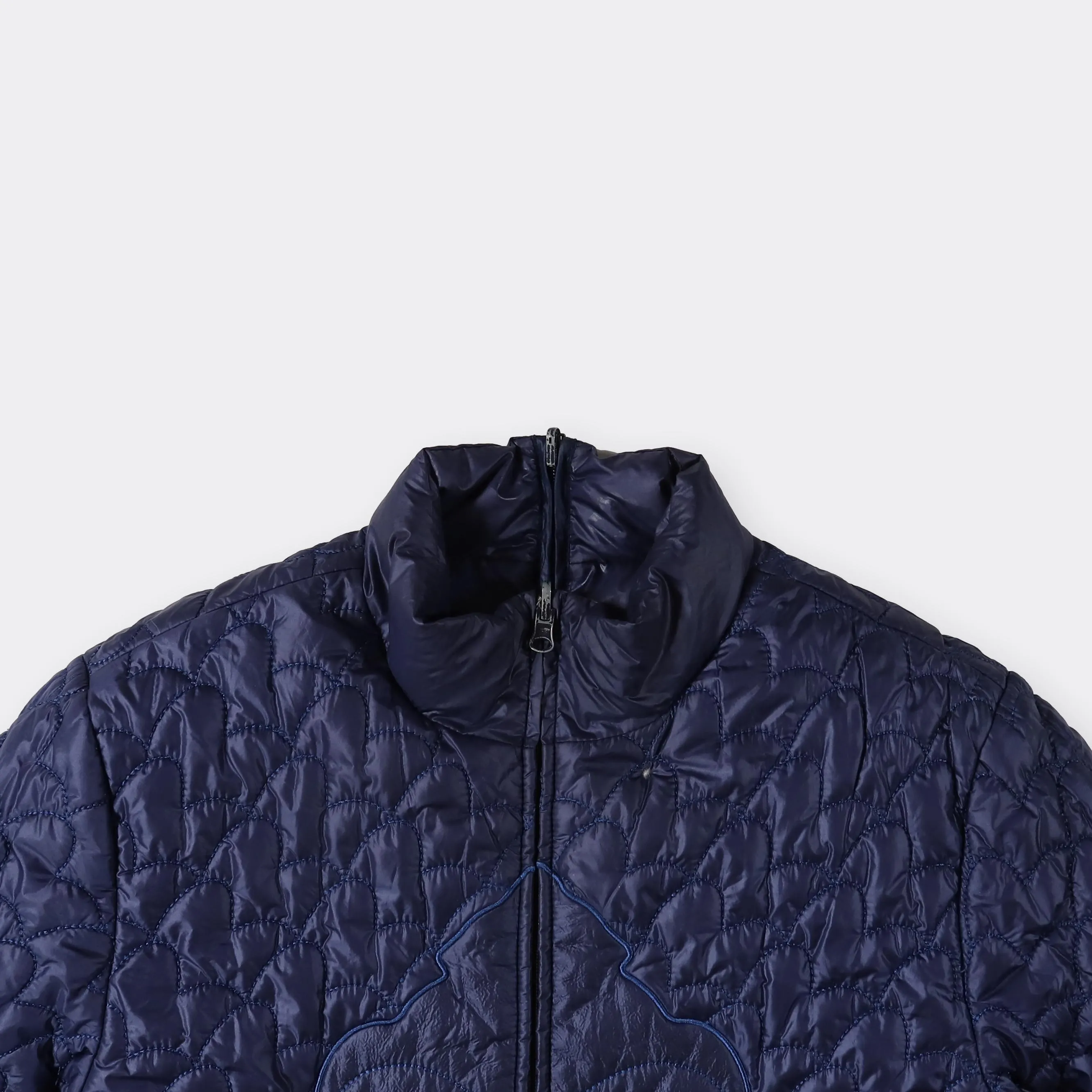 Evisu Vintage Reversible Puffer Coat - Medium