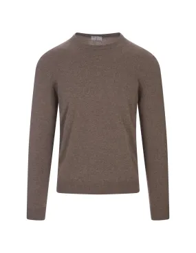 FEDELI Brown Baby Cashmere Sweater