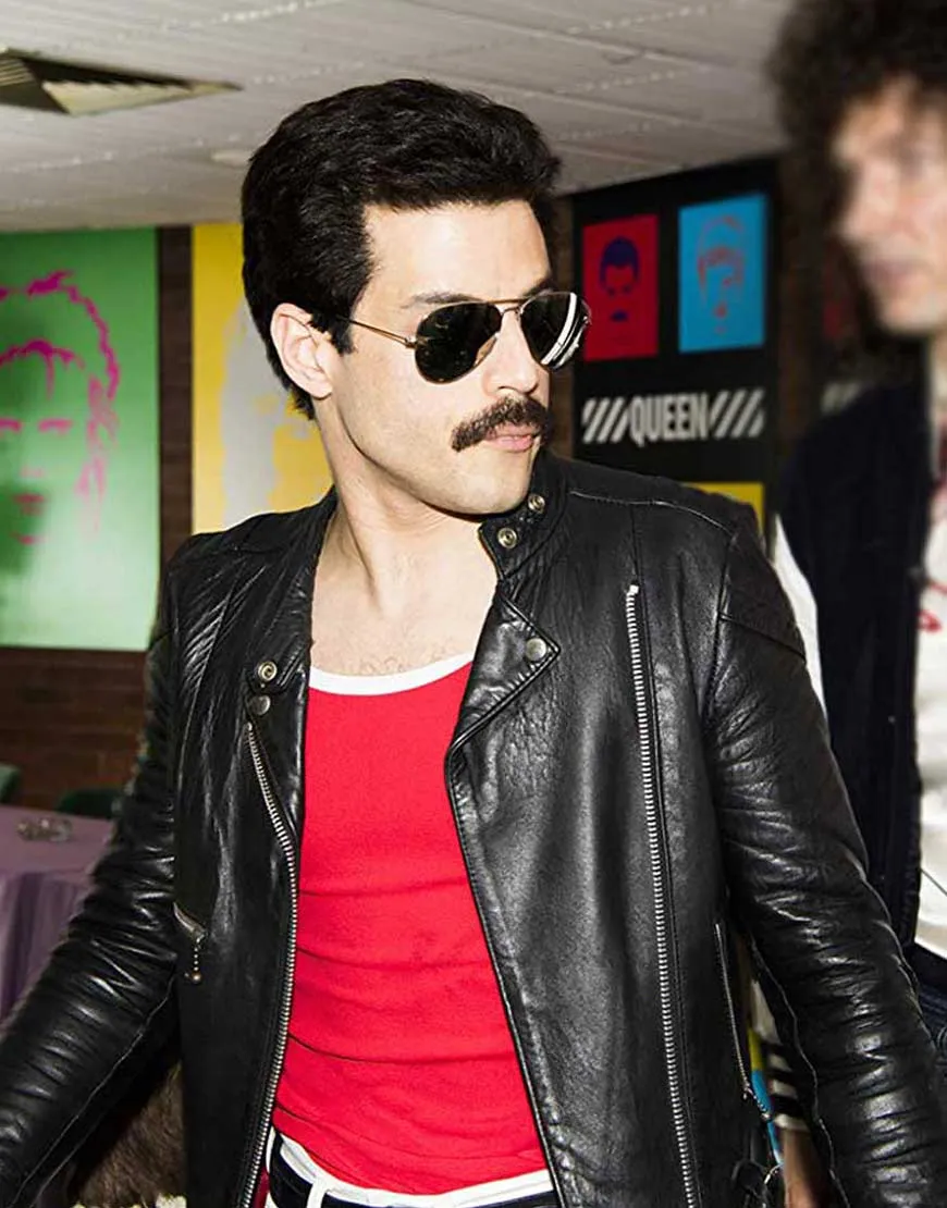 Freddie Mercury Black Leather Jacket -freddie mercury singer Jacket