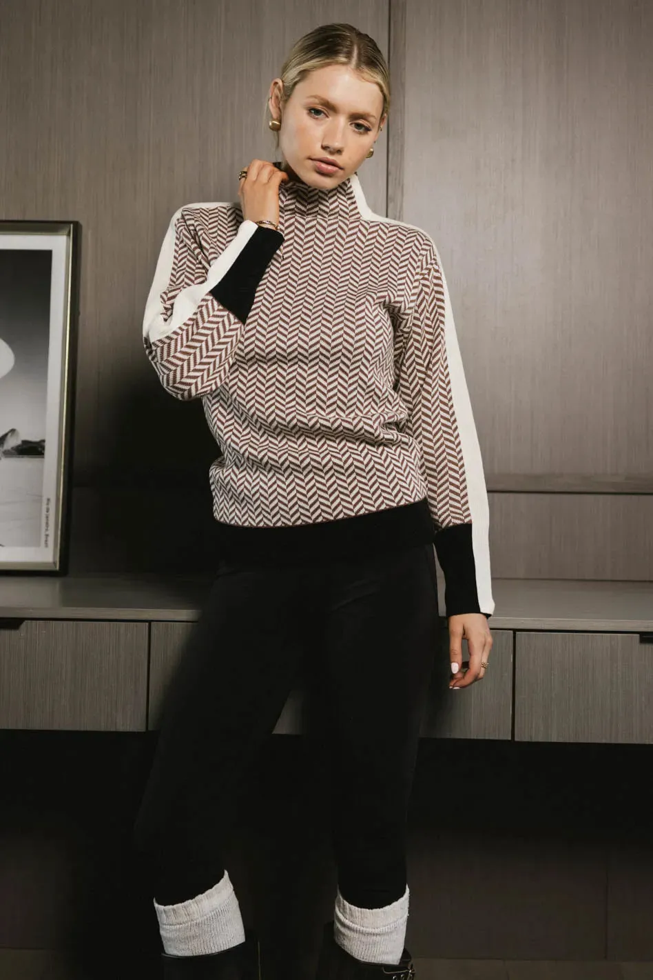 Fér Böhme Herringbone Sweater