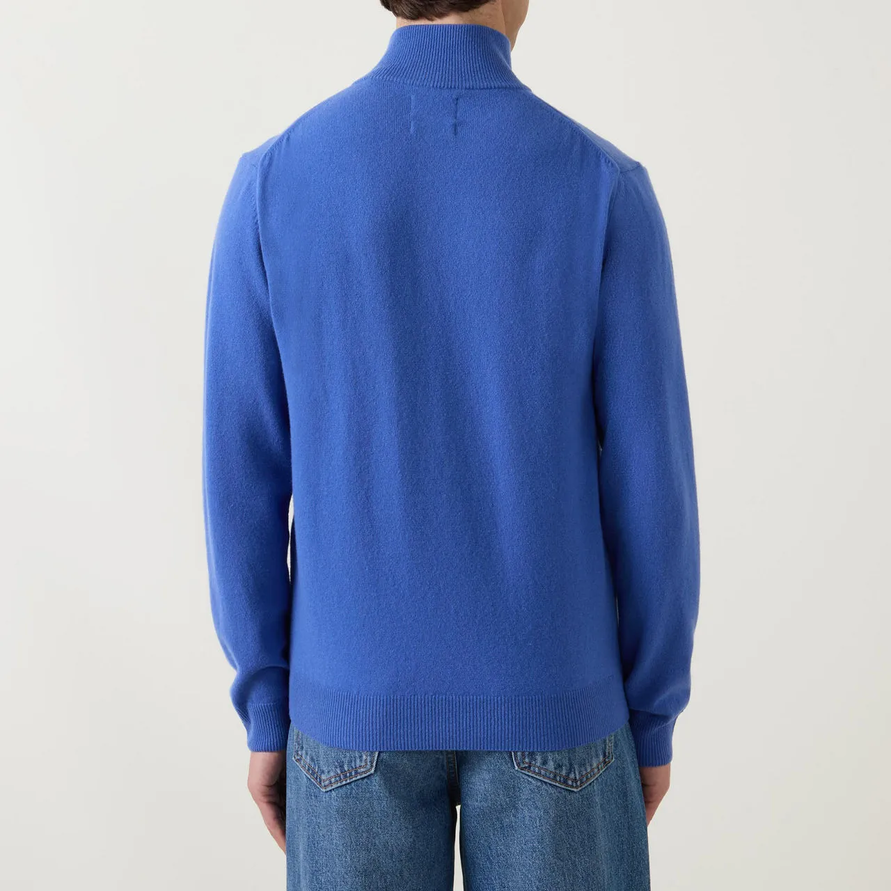 GANT Superfine Half-Zip Sweater - Blue