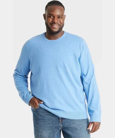 Goodfellow & Co Men's Big & Tall Soft Knit Crewneck Pullover Sweater