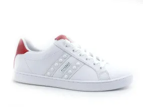 GUESS Sneaker Borchie Retro Red White FL5RLKELE12