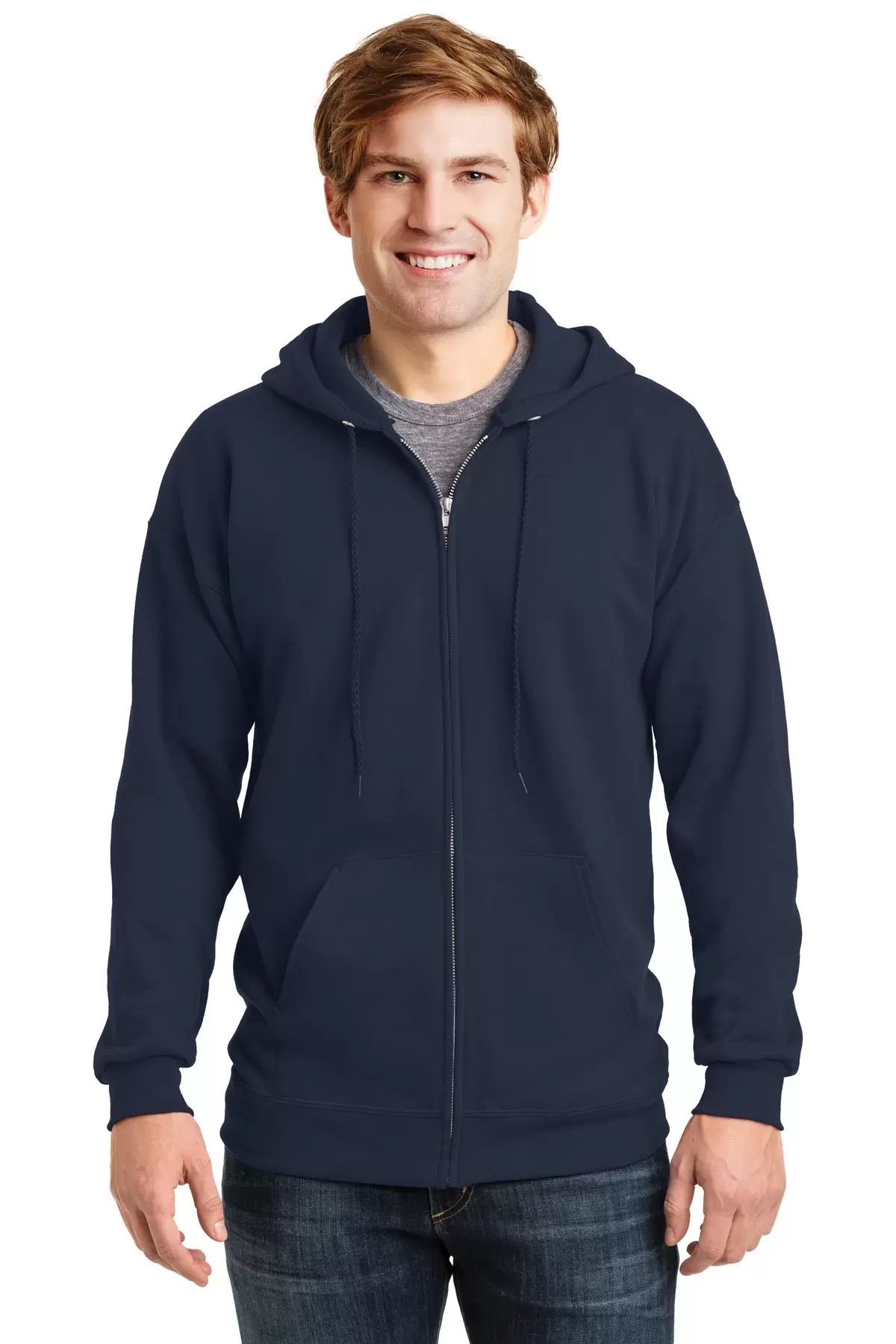 Hanes F280 PrintPro XP Ultimate Cotton Full Zip Hooded Sweatshirt SKU: F280