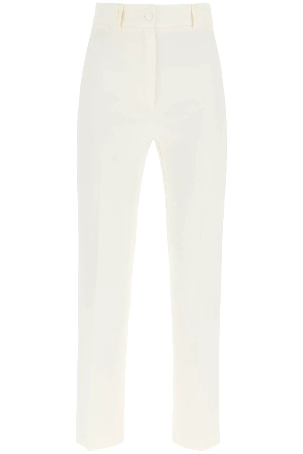 Hebe Studio 'Loulou' Cady Trousers   White