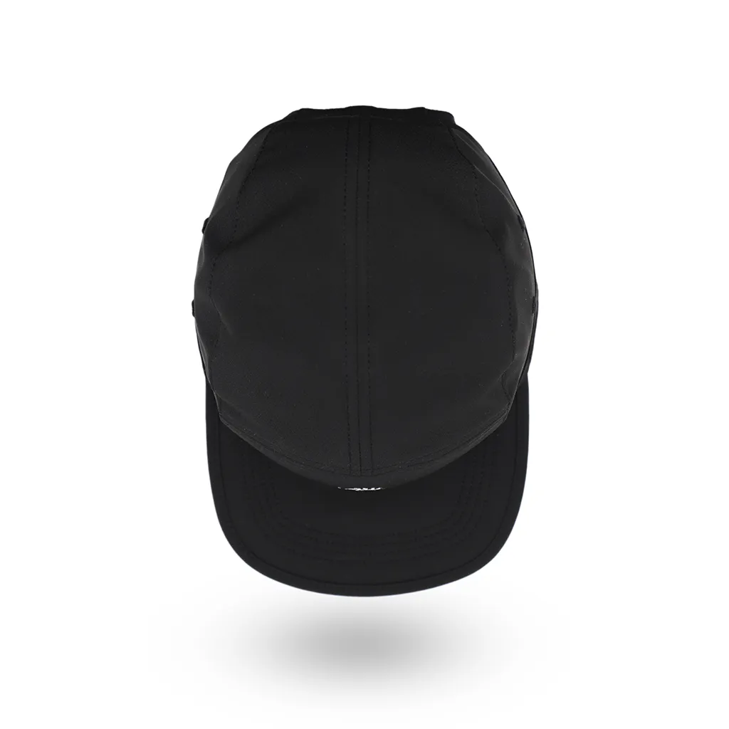 Helios Headwear Speed Lid 7 Panel Cap - Black