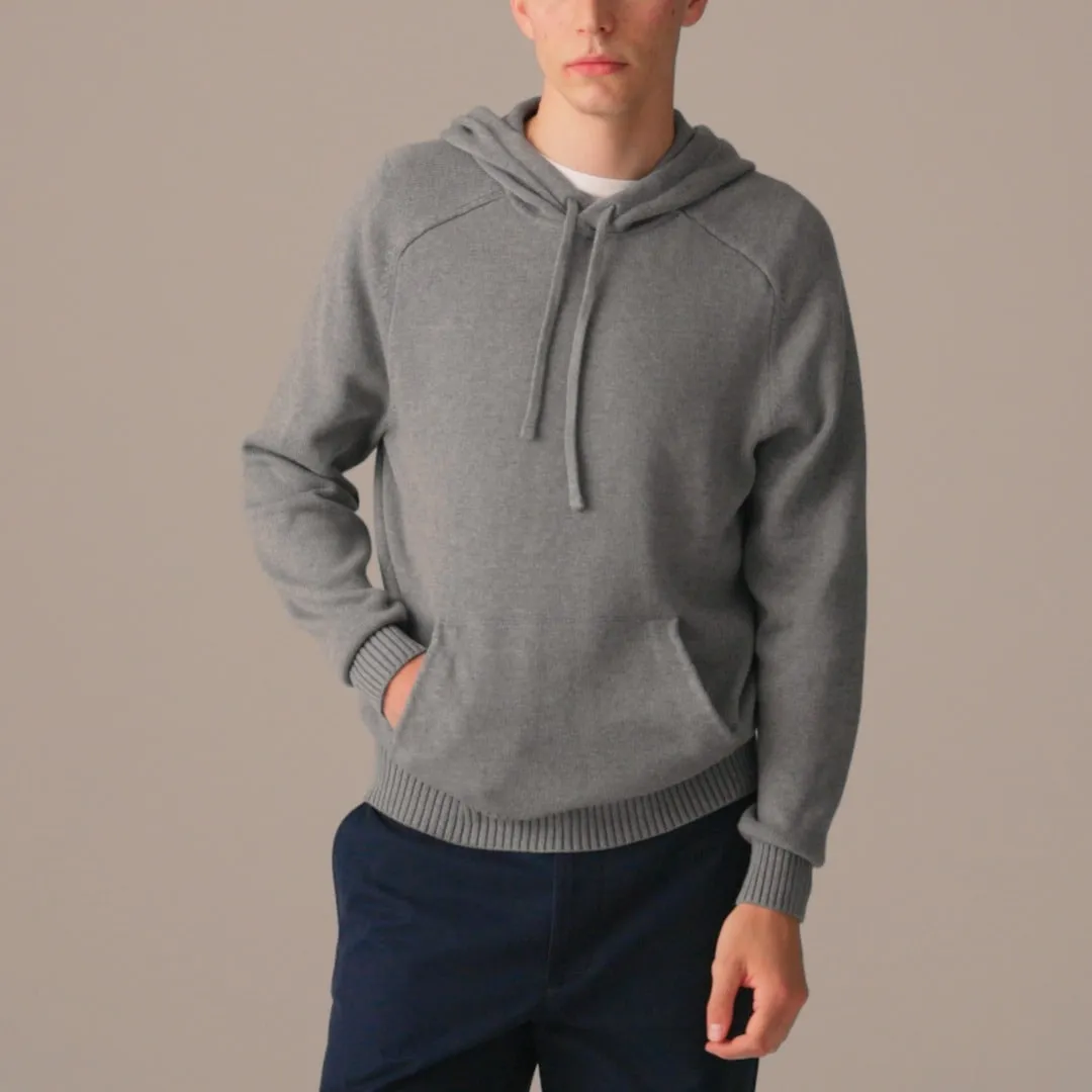 Heritage cotton hooded sweater