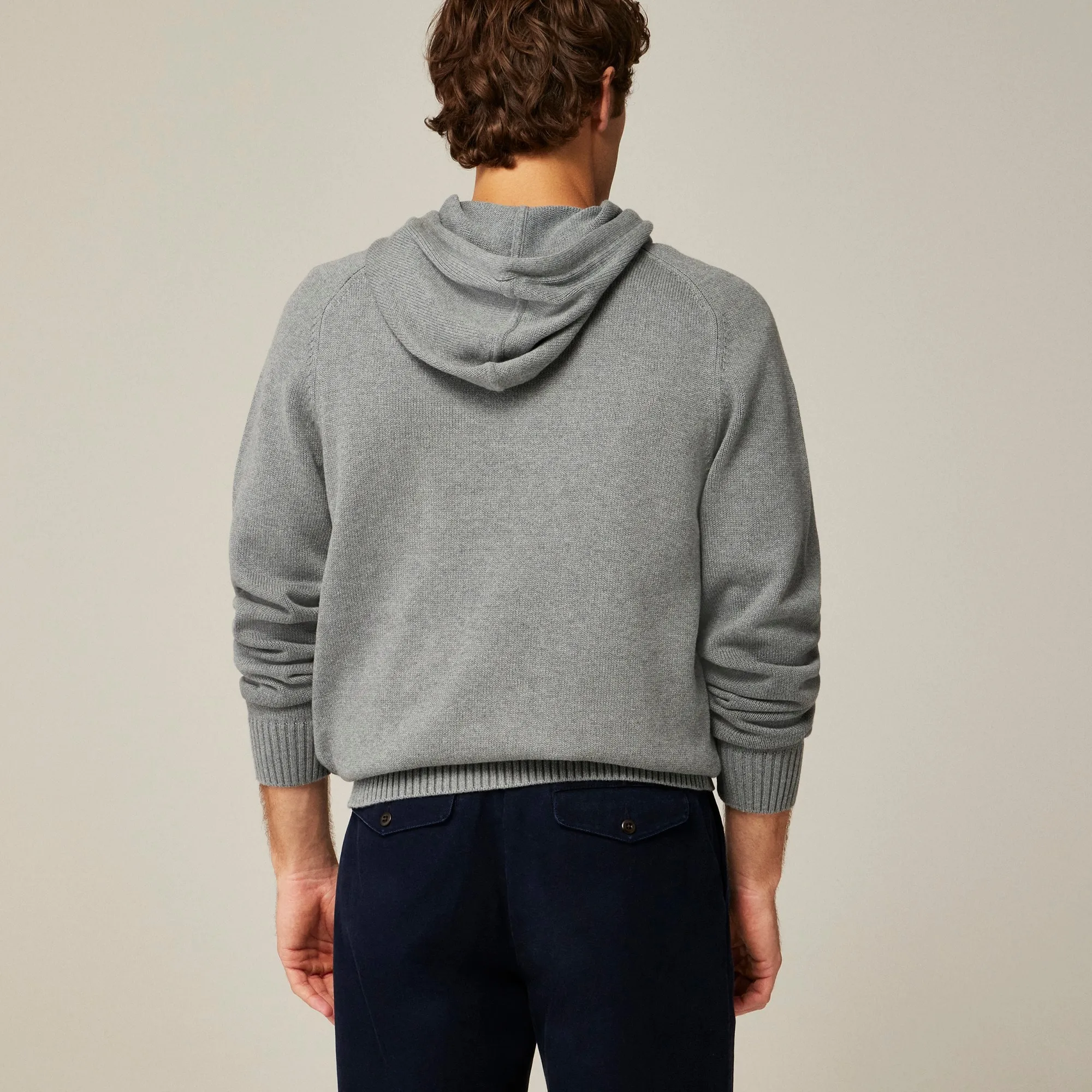 Heritage cotton hooded sweater