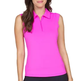 IBKUL Polo S/less Hot Pink