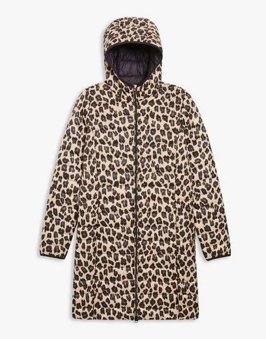 Joe Fresh Jilly Jacket | Leopard Print Hooded Jacket | 40% OFF