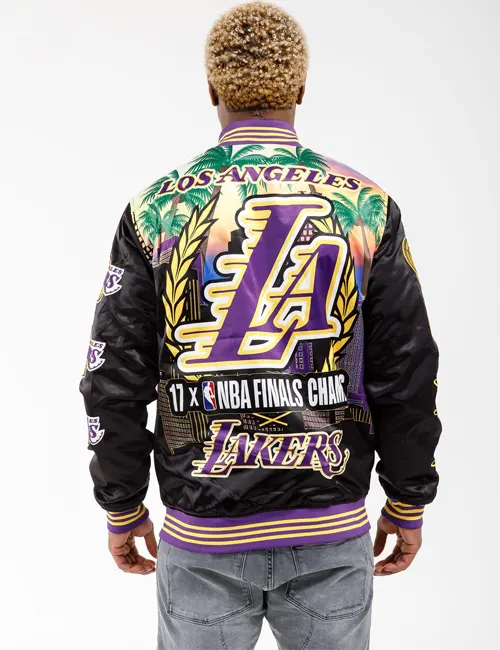 John Los Angeles Lakers Varsity Jacket - William Jacket